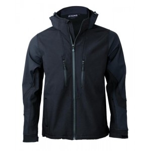 Fageo Μπουφάν softshell sport 3 layers με κουκούλα