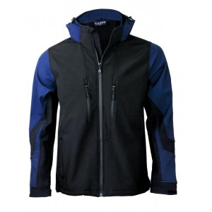 Fageo Μπουφάν softshell sport 3 layers με κουκούλα