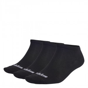 ADIDAS THIN LINEAR LOW-CUT SOCKS 3 PAIRS