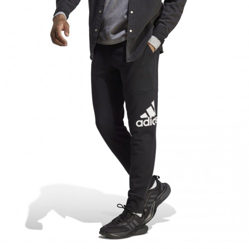 ADIDAS ESSENTIALS FRENCH TERRY TAPERED CUFF LOGO PANTS