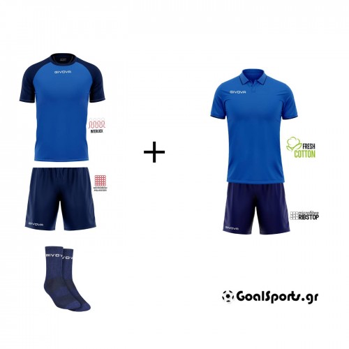 GIVOVA BOX MAC03+POLO SET KIT STREET