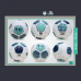 TW ΜΠΑΛΑ ΠΟΔΟΣΦΑΙΡΟΥ DIAS NO5 WHITE-BLUE 