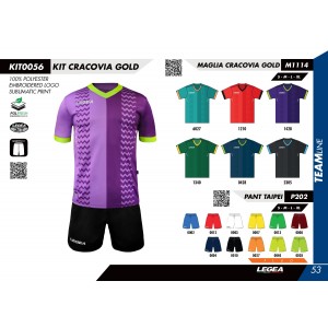 LEGEA KIT CRACOVIA GOLD