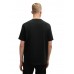BOSS CASUAL T-SHIRT TCHUP ΜΑΥΡΟ