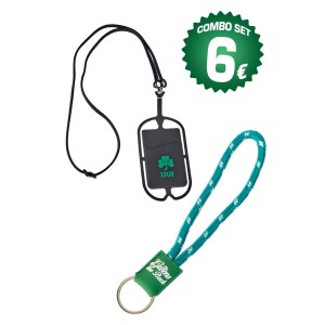 ΠΑΝΑΘΗΝΑΙΚΟΣ Σετ 2 τεμαχίων (Μπρελόκ + Lanyard)