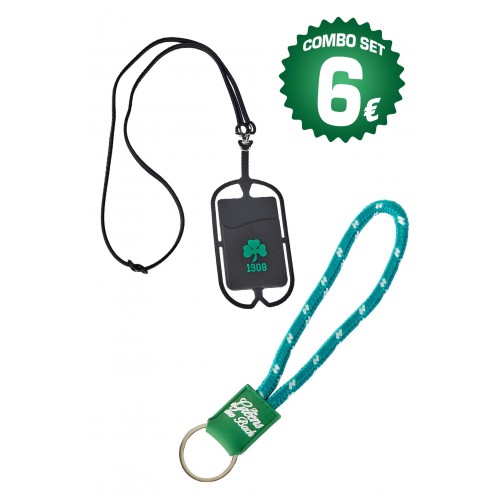 ΠΑΝΑΘΗΝΑΙΚΟΣ Σετ 2 τεμαχίων (Μπρελόκ + Lanyard)