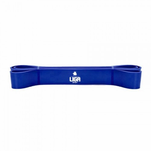 LIGASPORT Λάστιχο αντίστασης heavy duty latex band χρώμα μπλε) 208εκ.*4,5εκ.*3,2εκ 