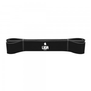 LIGASPORT Λάστιχο αντίστασης heavy duty tpe band χρώμα μαύρο 208εκ.*4,5εκ.*4,4εκ 
