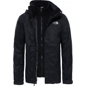 The North Face Evolve II Triclimate 3 σε 1 Χειμωνιάτικο Μπουφάν Αδιάβροχο και Αντιανεμικό