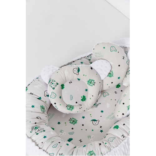 ΠΑΝΑΘΗΝΑΙΚΟΣ Σετ Βρεφικών Ειδών 2 (Φωλιά Μαξιλάρι στήριξης Μαξιλάρι Θηλασμού Κουβέρτα)