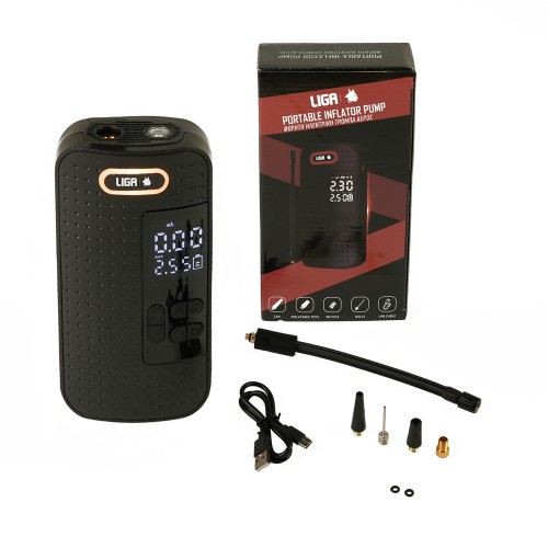 LIGASPORT Ηλεκτρική τρόμπα αέρος φορητή (Portable electric air pump) 